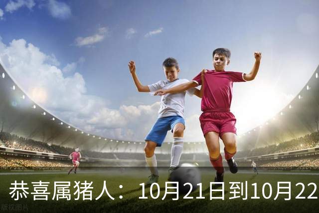 恭喜属猪人：10月21日到10月22日，你盼了很久的囍事终于来了